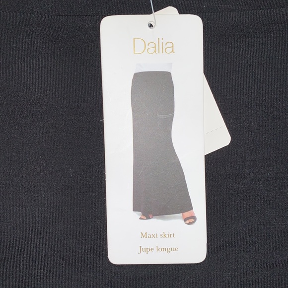 BNWT Dalia Maxi Black Stretchy Skirt - Picture 2 of 4